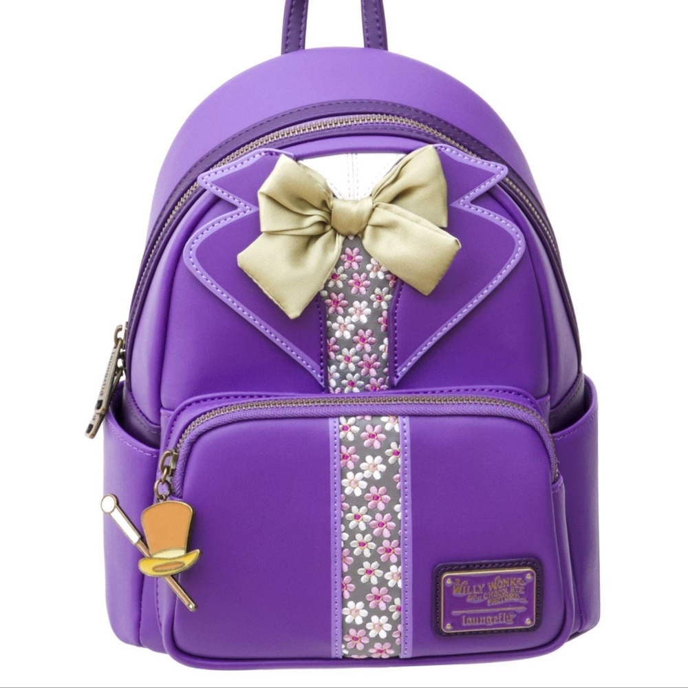 💎RARE💎Loungefly Willy Wonka Cosplay Limited Edition Mini Backpack